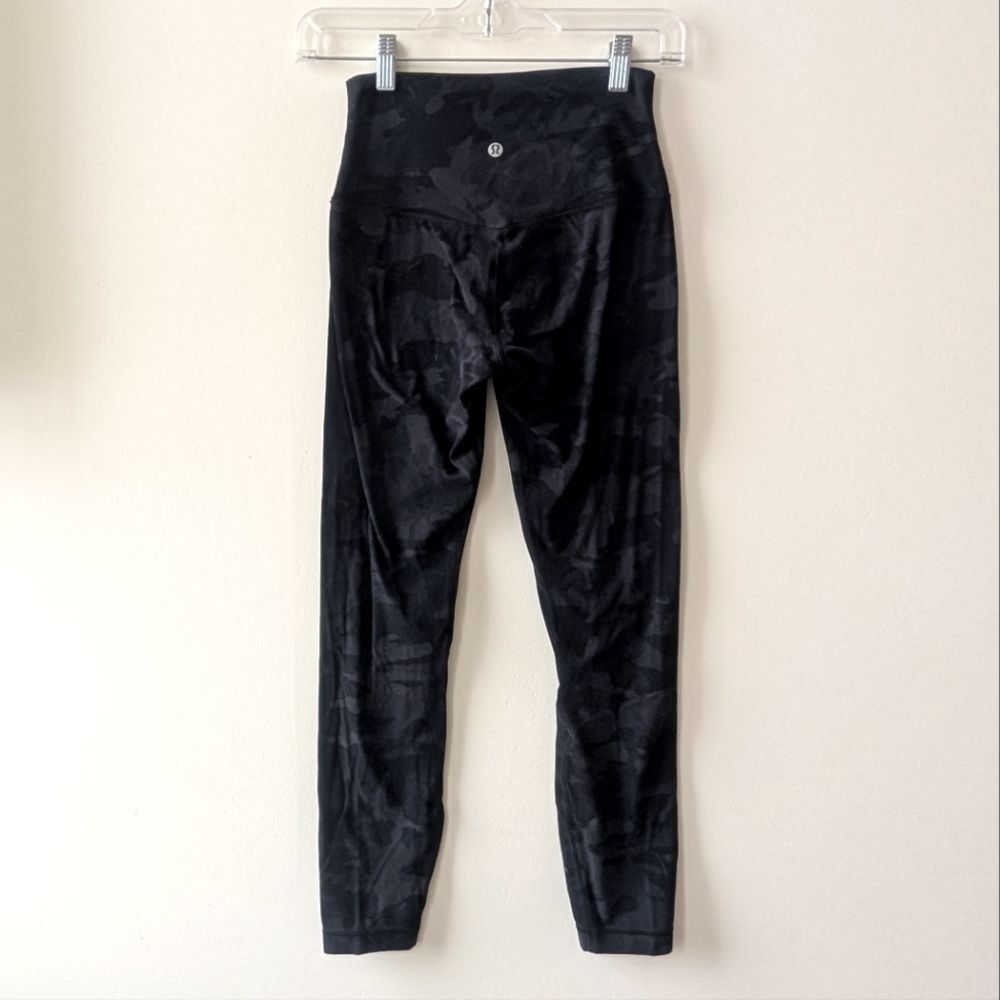 Lululemon Align Pant II *25" Incognito Camo Multi Grey (First Release) Size 4 - Picture 6 of 8
